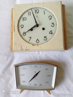 Retro hodiny na součástky