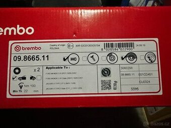 Přední kotouče Brembo Mondeo, X-type