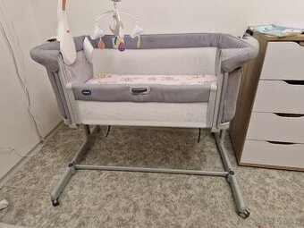 CHICCO Postýlka Next2Me Magic Evo - Grey Mist