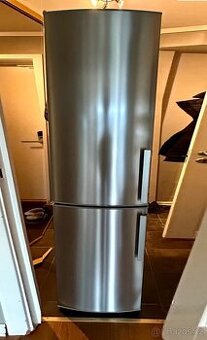nerez úsporná lednice lednička – chladnička s mrazákem