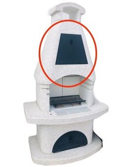 Přední díl pro zahradni krb zn. Eneko