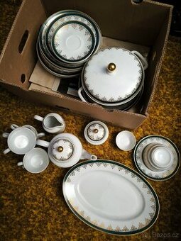Velký jídelní porcelánový servis MZ Czechislovakia