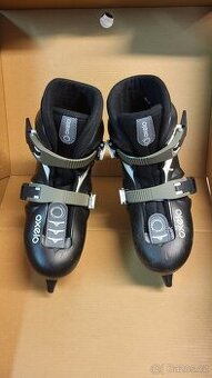 Dětské zimní / lední brusle Oxelo 32-34, nabroušené