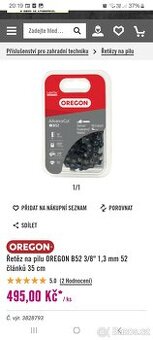 Oregon řetězová řetěz  pila