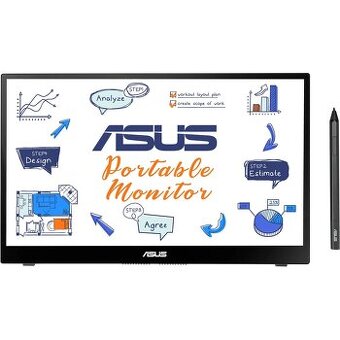 Přenosný monitor ASUS ZenScreen Ink 14" FHD USB-C touch DPH