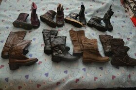 35 36 zimní boty s-tex kožené kozačky Magna