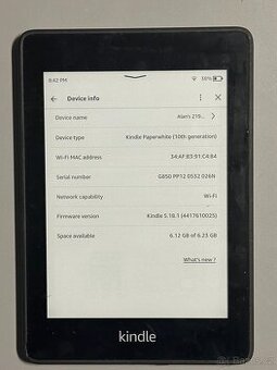 Amazon Kindle Paperwhite 10. gen čtečka knih 8GB 2