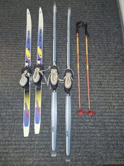 prodáme dětské běžky 150 + 130 cm + 100cm hůlky