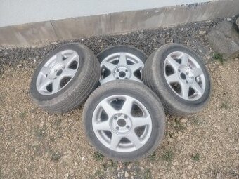 Alu 4x100 5,5Jx14H2 + letní pneu
