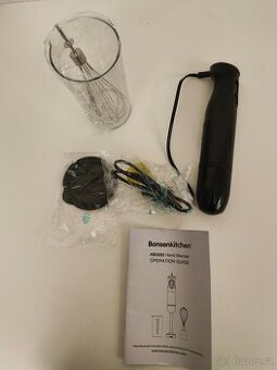 #050 Bonsenkitchen tyčový mixér HB3202 1000W + príslušenstvo