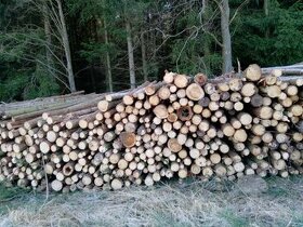 Palivové dřevo smrk, borovice 740 kprostorový metr