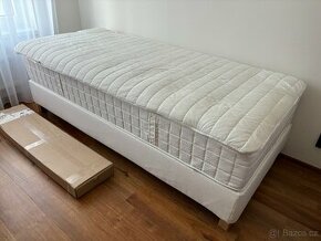 Kontinentální postel - 90x200 - bílá