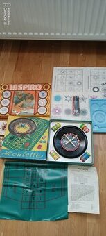 Retro hry -Roulette,Inspiro a další,cena za vše 149,-kč.