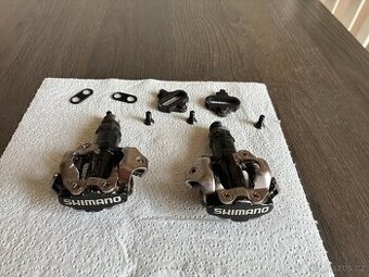 Pedály SHIMANO SPD PD-M520 s kufry SM-SH51(2x použité, nové)