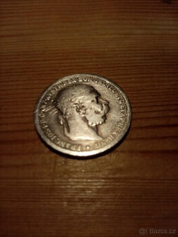 Ag Minci F.J.I: 1 koruna 1893. - 1