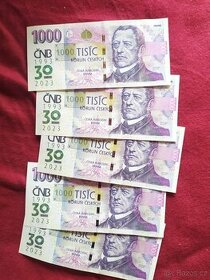 Výroční bankovka 30 let