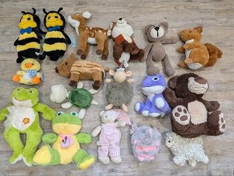 Plyšové hračky 17 ks