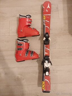 Dětské lyže 100 cm + boty 22.5