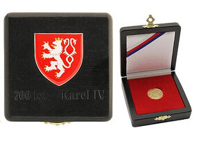 zlatý dukát k 700. výročí narození Karla IV. 1316-2016