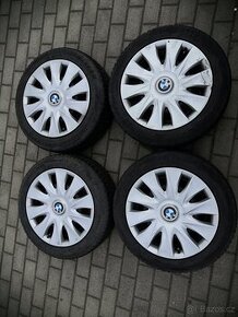 433. Plechové disky a Zimní pneu BMW 5x120 s TPMS