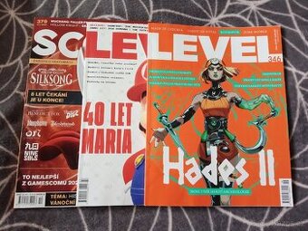 Herní časopisy SCORE, LEVEL