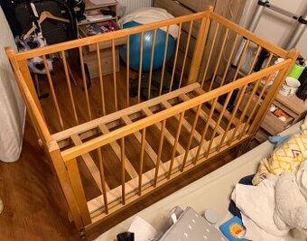 Dřevěná postýlka dětská Retro