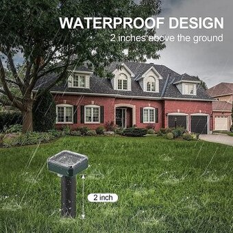 Solární odpuzovač krtků