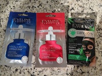 cena komplet 20 Kč, 3x nová pleť maska