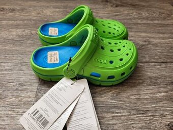 Dětské zelené kroksy Conqui, vel. 28-29