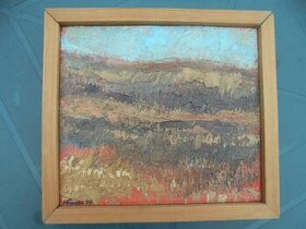 OBRAZ OLEJ NA PLÁTNĚ-IVAN ŠNOBL