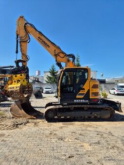 Hyundai HX145LCR OilQuick + drapak bagr