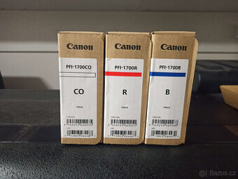 Canon PFI-1700 inkousty (CO / R / B) – nové, originál