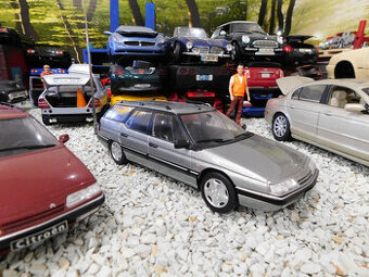 model auta citroen XM break 1:24 strieborný