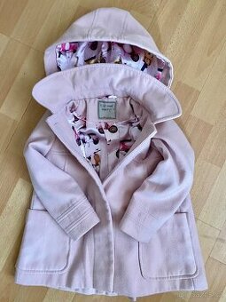 Růžový kabátek s Vespami zn. Next v. 110/116