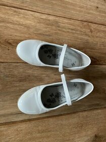Dívčí společenské boty bílé, vel. 33