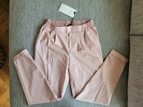 Nové dámské růžové kalhoty zn. Bershka, vel. XS