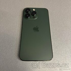iPhone 13 Pro 128GB alpine green, pěkný stav, rok záruka - 1