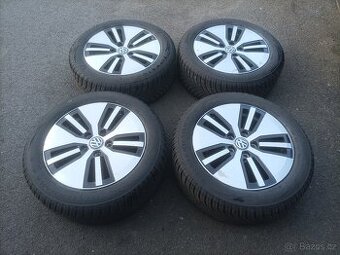 ALU kola 5x112 R16 zánovní zimní pneu