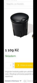 Originál popelník Dacia Renault