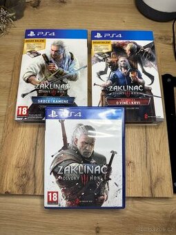 Zaklínač PS4 - zakladní hra + CZ Datadisk + Gwint - 1