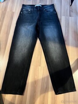 Černé rifle Bershka - 1