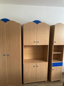 Stěna do dětského pokoje- zánovní - 1