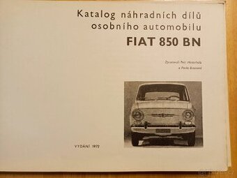 Fiat 850 BN-katalog náhr. dílů