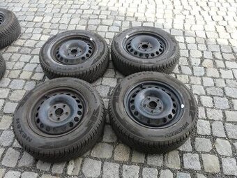 ZIMNÍ PNEU + DISKY ŠKODA SEAT14" VW 195/65R15