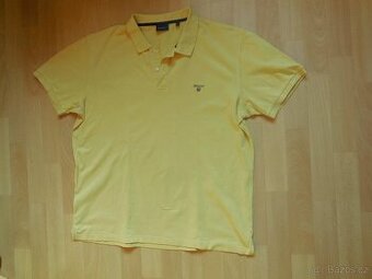 pánské Gant žluté polotričko, ba, kr.ruk, 3XL