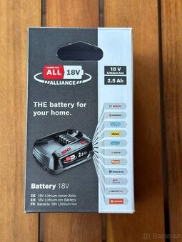 Nový BOSCH Akumulátor 2,5Ah 18 V 1.600.A00.5B0
