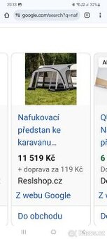 Prodám nafukovací předstan ke karavanu