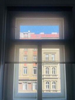 rolety šedé látkové průsvitné IKEA 6ks 140x250 cm (šxv)