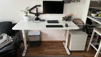 Polohovací stůl IKEA BEKANT 160×80 cm – elektrický