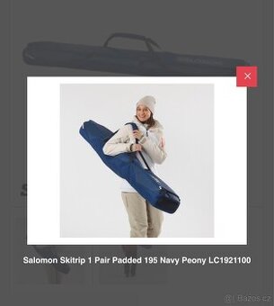 Salomon Skitrip 1 Pair Padded 195 Navy Peony LC1921100